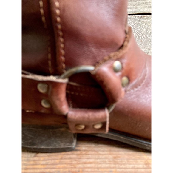 Brown leather boots, mens boots, harness boots - Picture 6 of 10